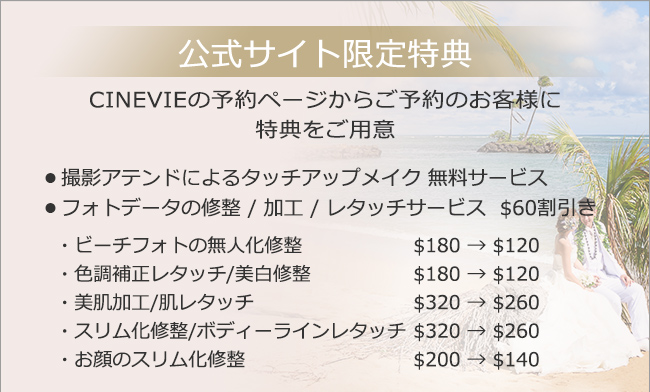 公式サイト特典